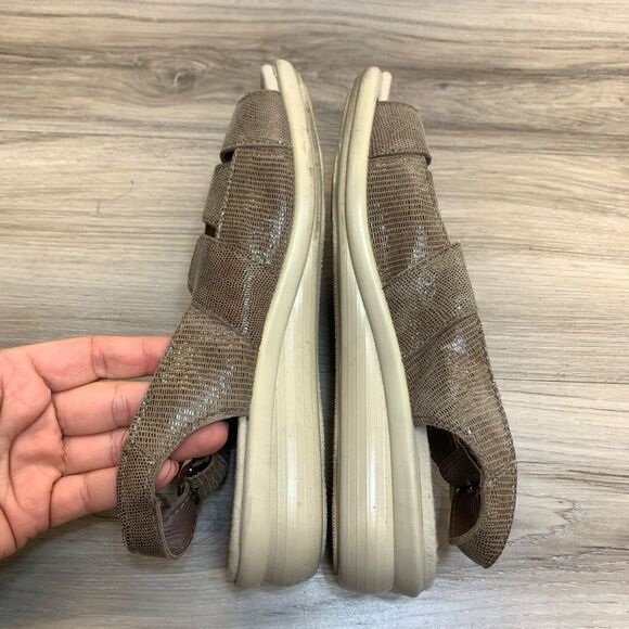 HOTTER Comfort Concept Candice Brown Leather Sandals Size 7 EU 38 Ortho - Picture 3 of 11